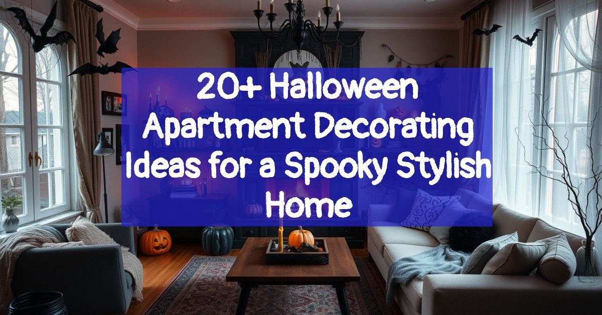 20+ Halloween Apartment Decorating Ideas for a Spooky Stylish Home