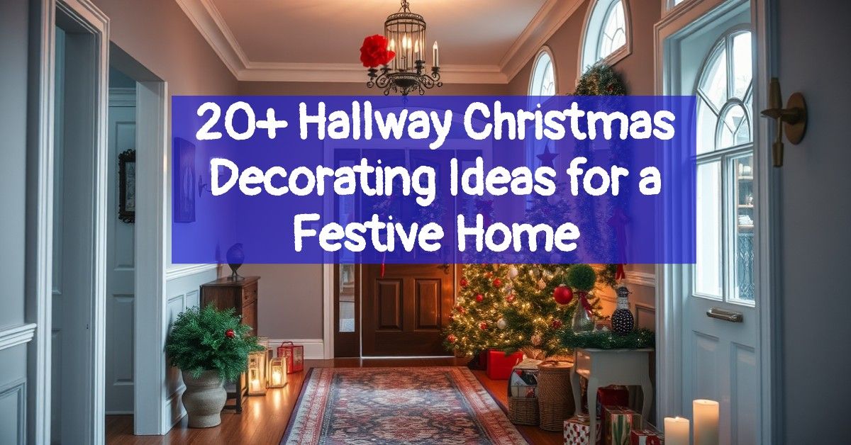 20+ Hallway Christmas Decorating Ideas for a Festive Home