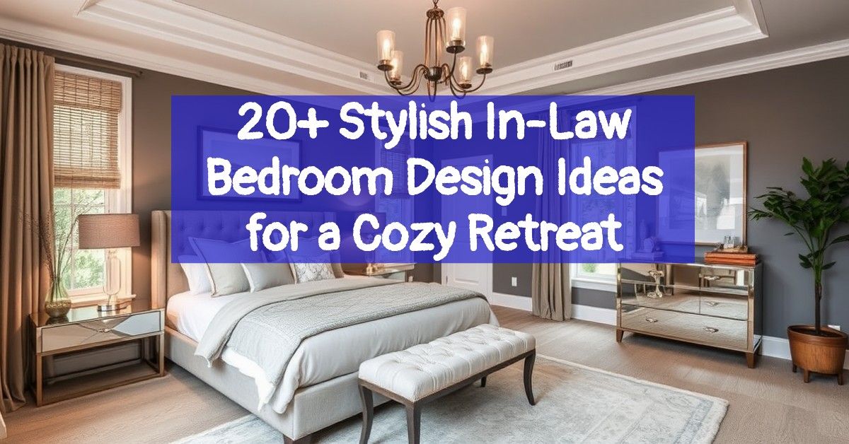 20+ Stylish In-Law Bedroom Design Ideas for a Cozy Retreat