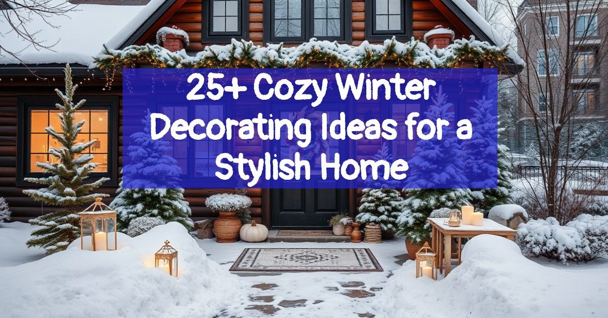 25+ Cozy Winter Decorating Ideas for a Stylish Home