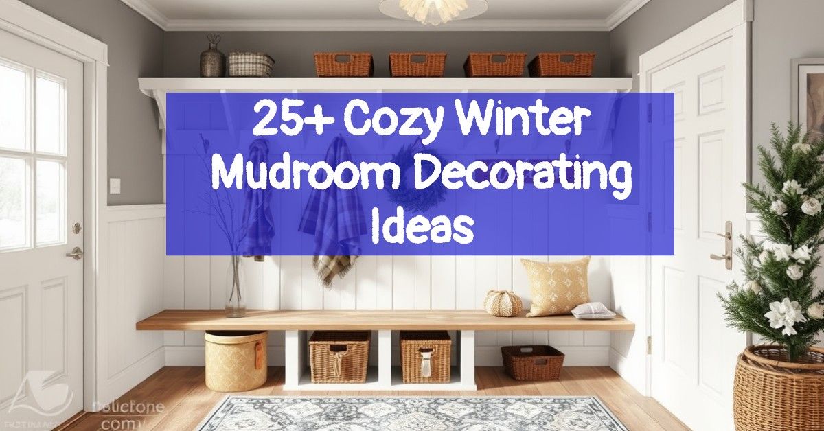 25+ Cozy Winter Mudroom Decorating Ideas