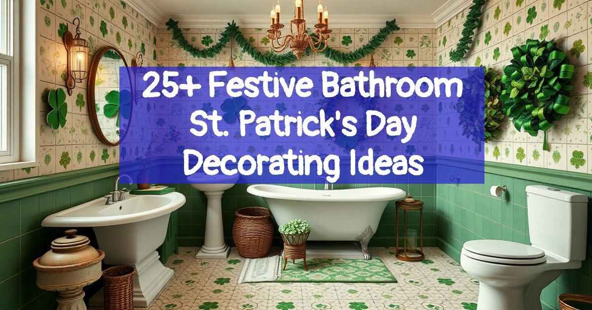25+ Festive Bathroom St. Patrick's Day Decorating Ideas