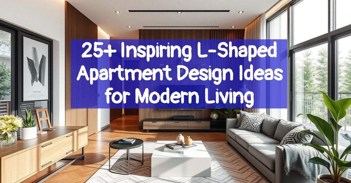 25+ Inspiring L-Shaped Apartment Design Ideas for Modern Living