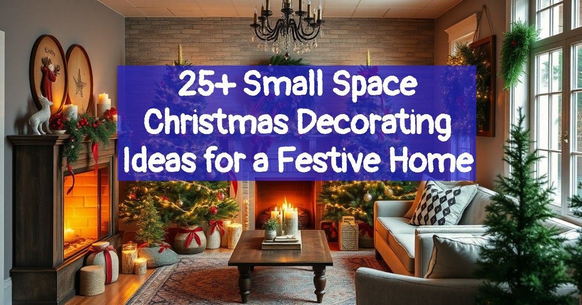 25+ Small Space Christmas Decorating Ideas for a Festive Home