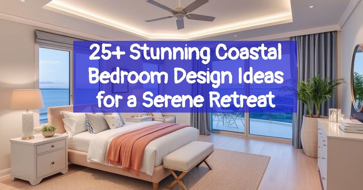 25+ Stunning Coastal Bedroom Design Ideas for a Serene Retreat